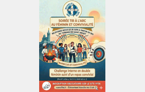 Soirée Tir à l'Arc au Féminin &amp; Convivialité !